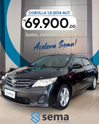 TOYOTA COROLLA 1.8 GLI 16V FLEX 4P AUTOMÁTICO